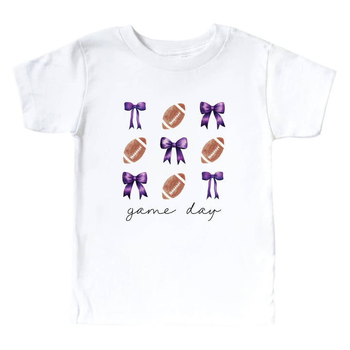 Texas Christian University | Footballs & Bows Kids Graphic Tee