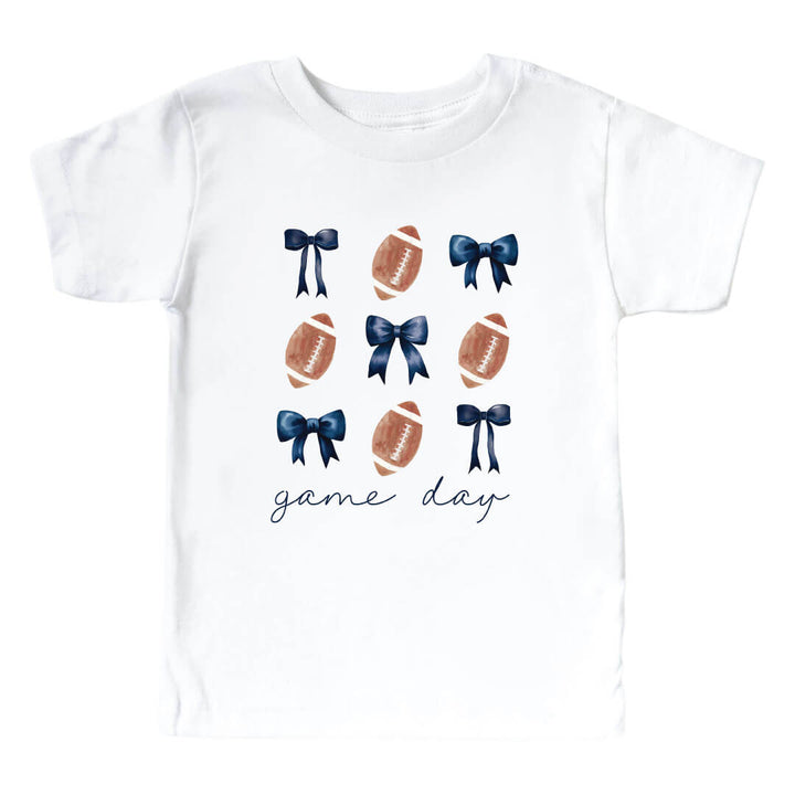 The Pennsylvania State University | Footballs & Bows Kids Graphic Tee