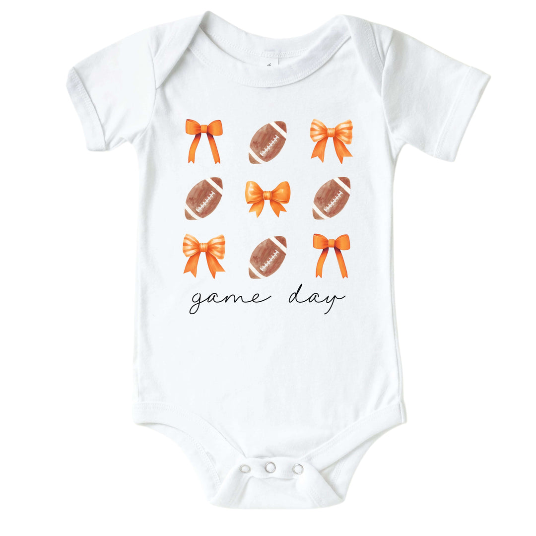 University of Tennessee | Footballs & Bows Graphic Bodysuit