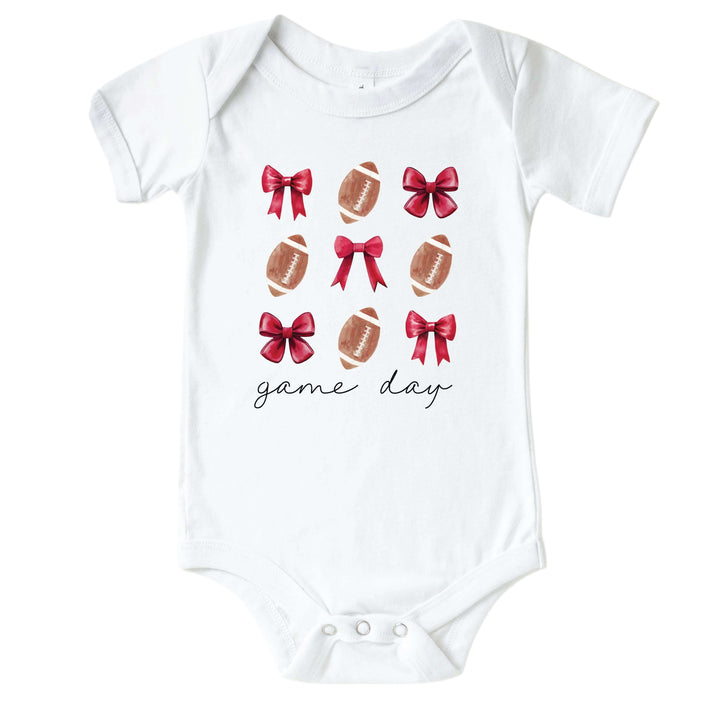 University of Utah | Footballs & Bows Graphic Bodysuit