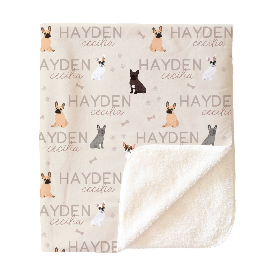 Personalized Kids Blankets | Dog Breeds