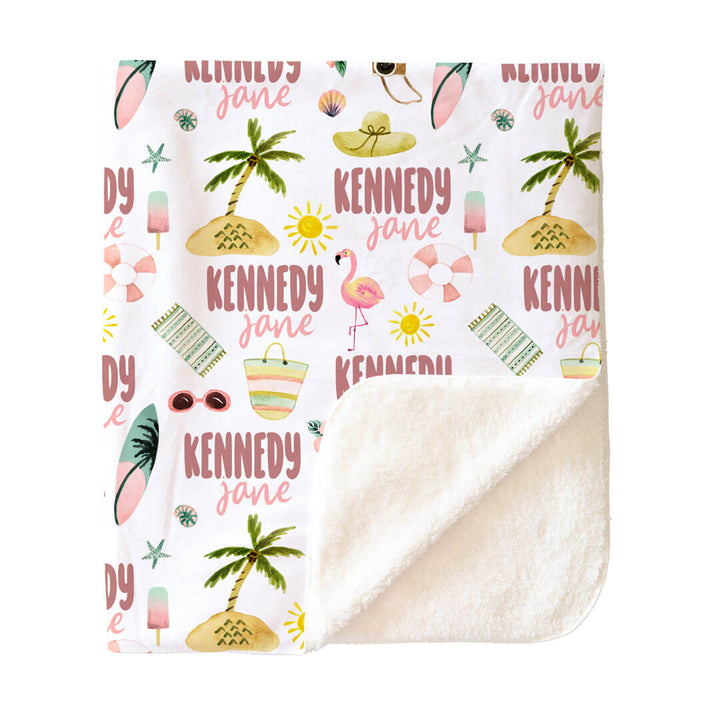 Fun In The Sun | Personalized Kids Blanket