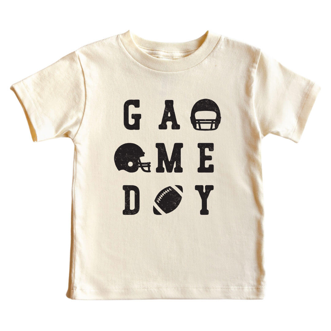 game day graphic tee for kids 