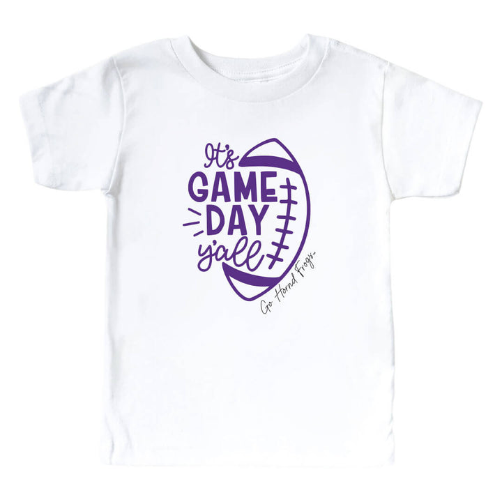 Texas Christian University | Footballs & Bows Kids Graphic Tee