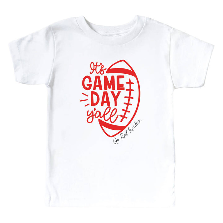 Texas Tech University | Footballs & Bows Kids Graphic Tee