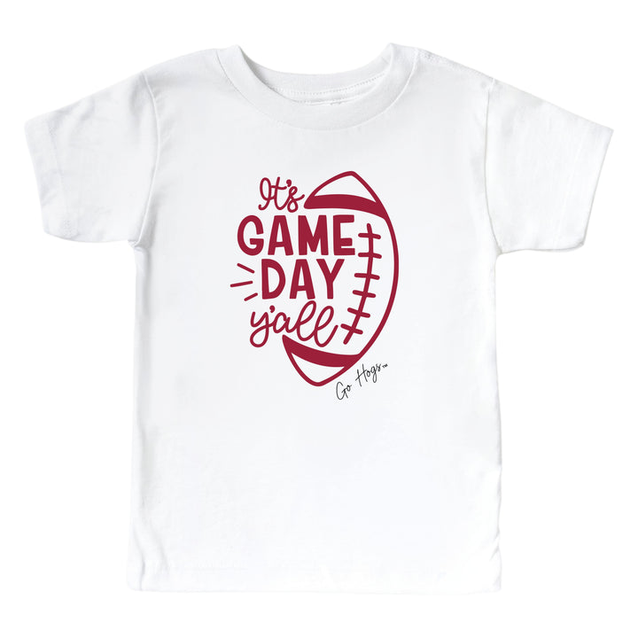 University of Arkansas | Football & Bows Kids Graphic Tee