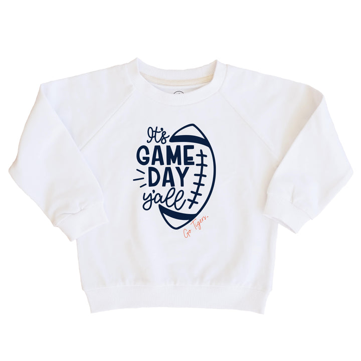 Auburn University | Footballs & Bows Kids Graphic Sweatshirts