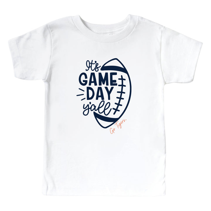 Auburn University | Footballs & Bows Kids Graphic Tee