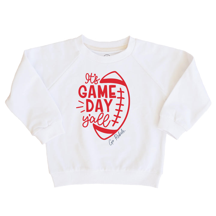 University of Mississippi | Footballs & Bows Kids Graphic Sweatshirts