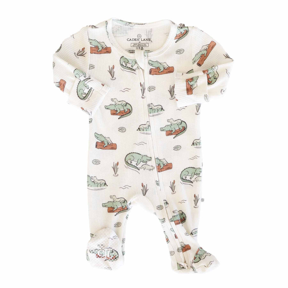 gator baby zipper footie 