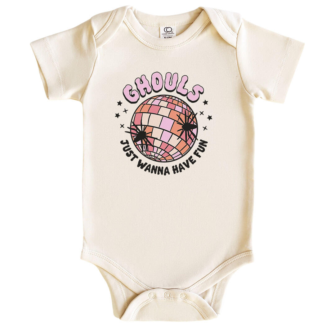 ghouls just wanna have fun graphic onesie 