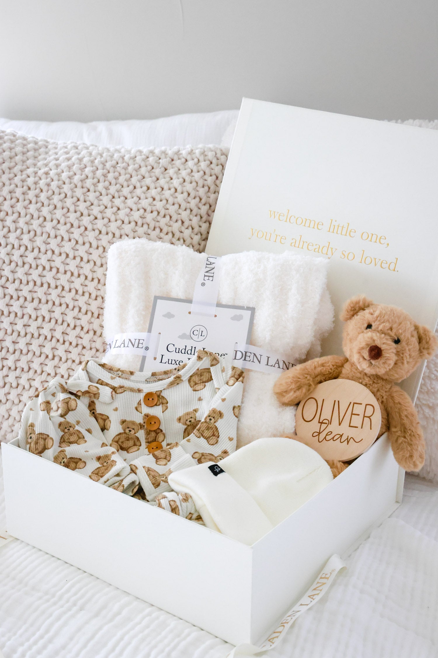 bear gift set $150