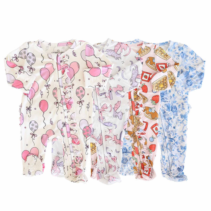 Girl Ruffle Zipper Footies | What's New