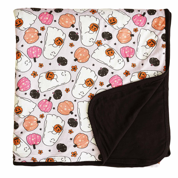 girly ghouls double sided bamboo blanket 