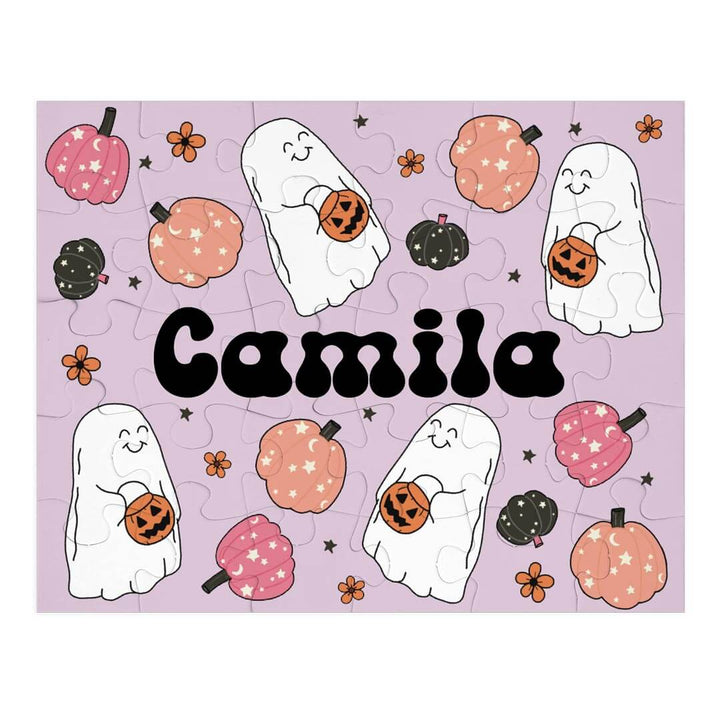 girly ghouls personalized kids puzzle 