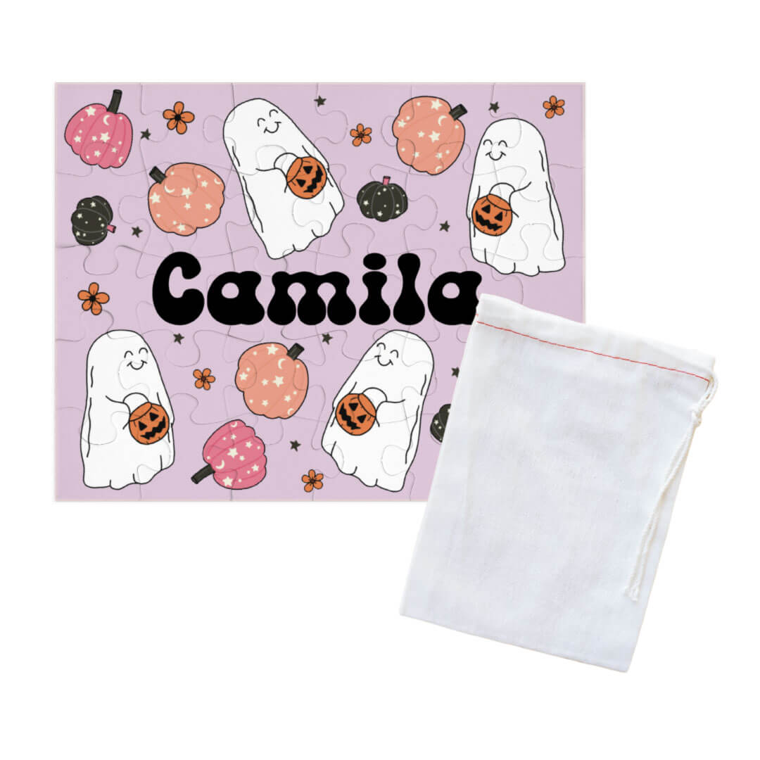 personalized puzzle for kids girly ghouls 