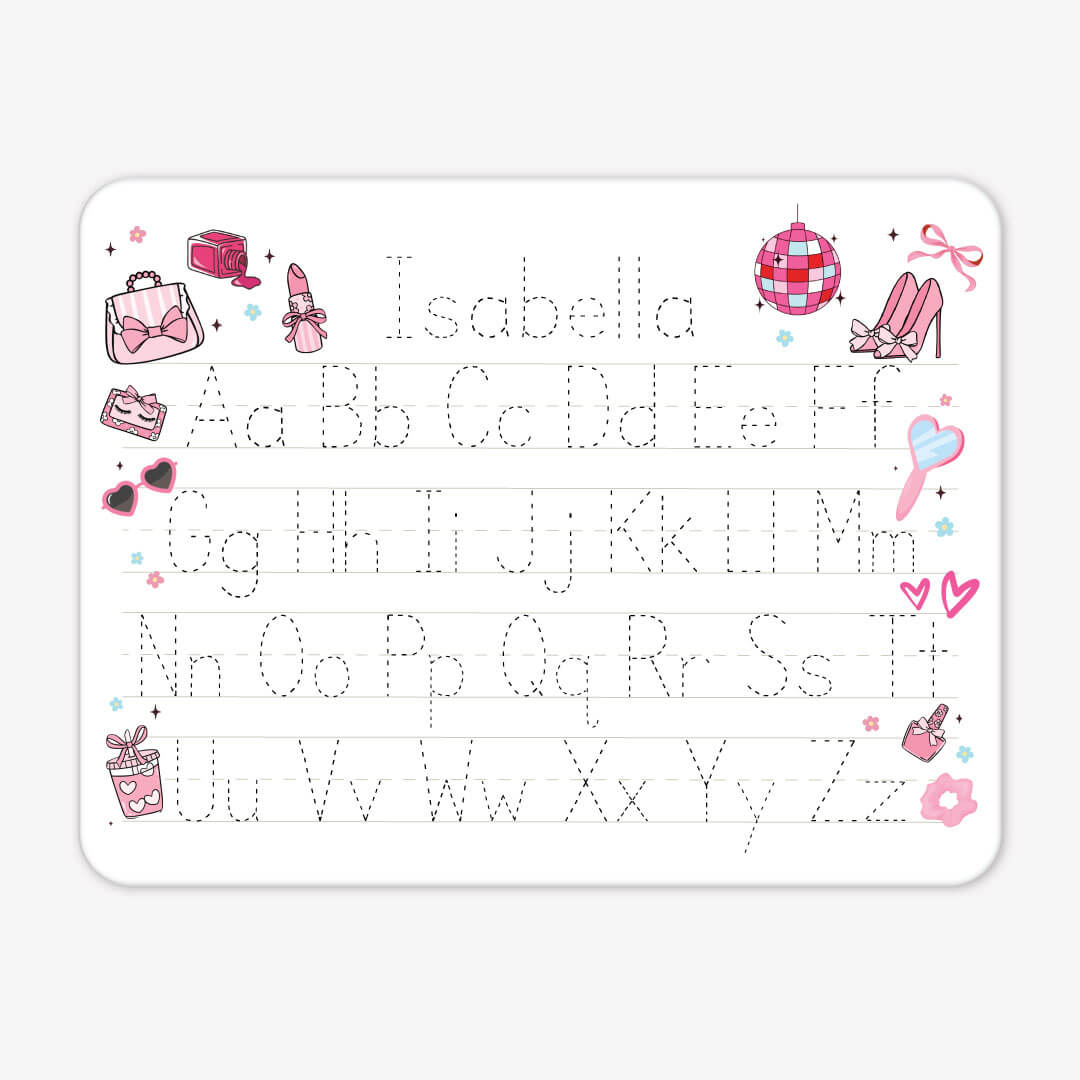 Kids Personalized Whiteboard | Glamour Girl