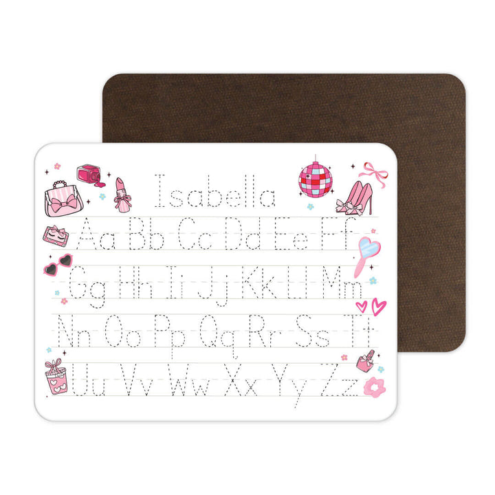 glamour girl personalized whiteboard