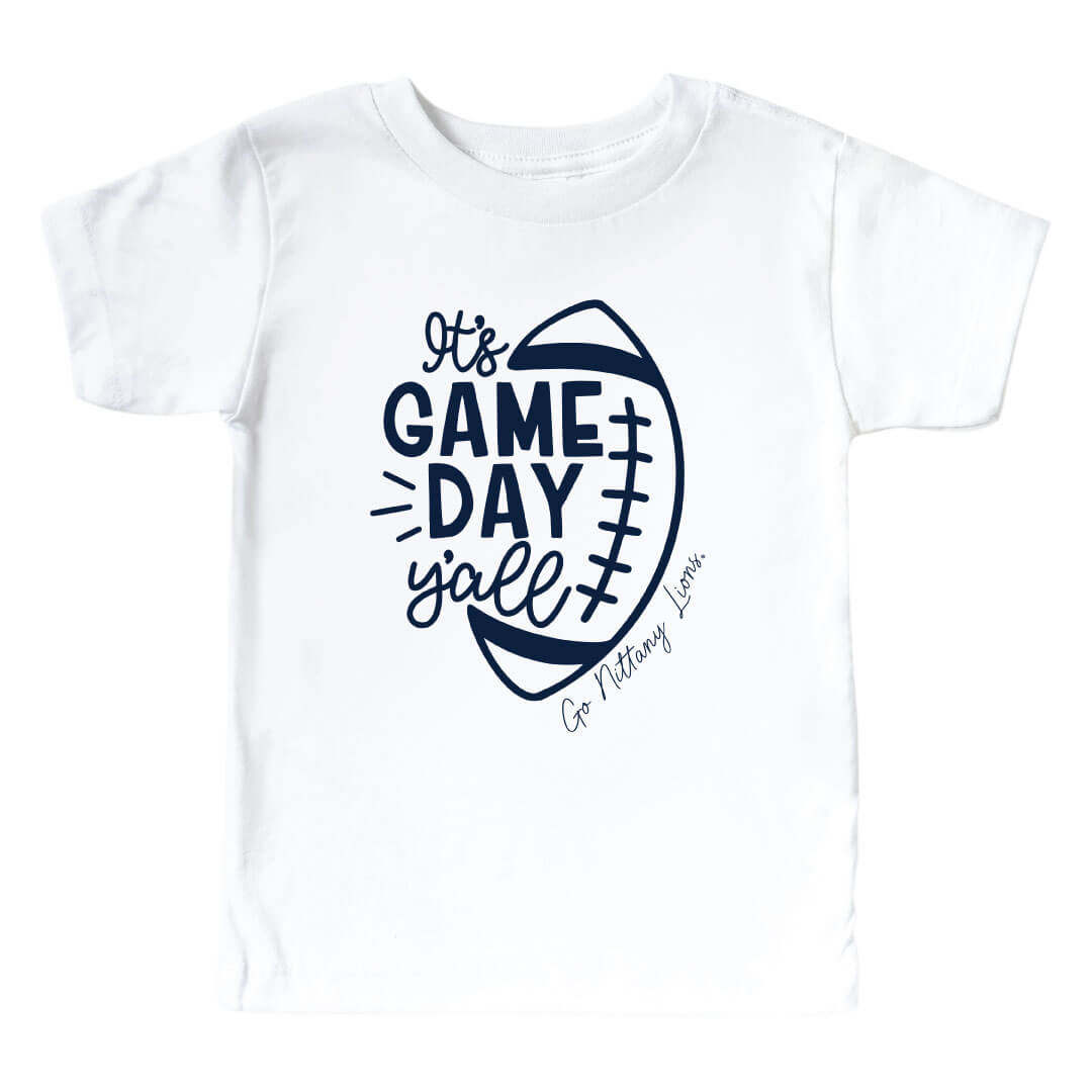 The Pennsylvania State University | Footballs & Bows Kids Graphic Tee