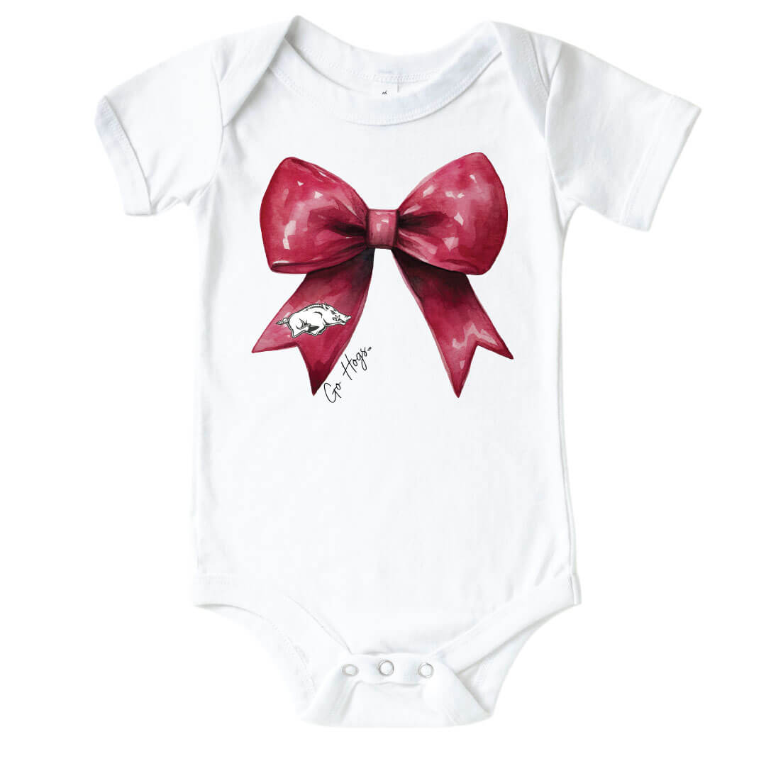 University of Arkansas | Football & Bows Graphic Bodysuit