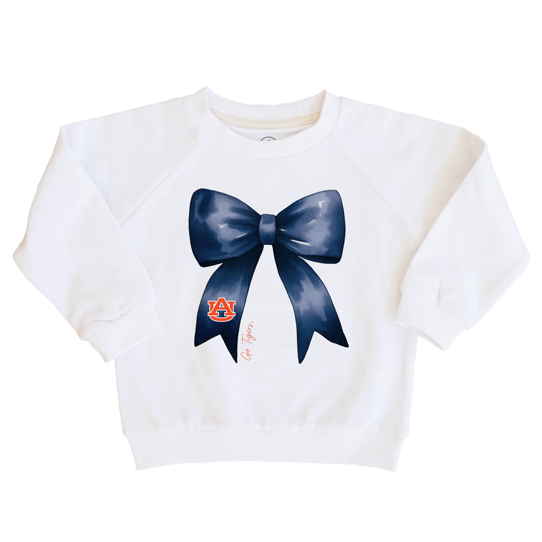 Auburn University | Footballs & Bows Kids Graphic Sweatshirts