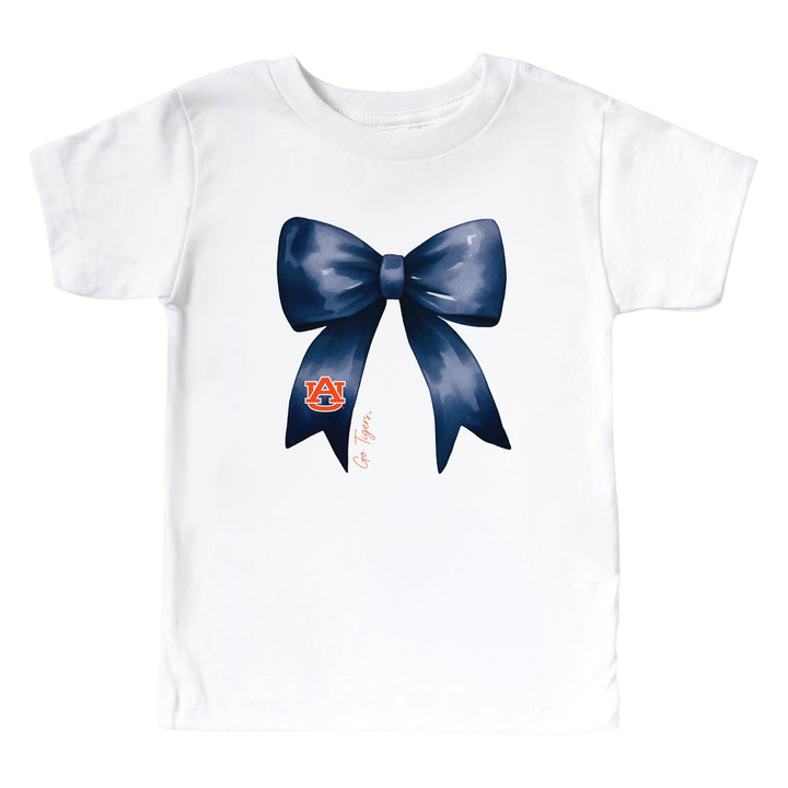 Auburn University | Footballs & Bows Kids Graphic Tee