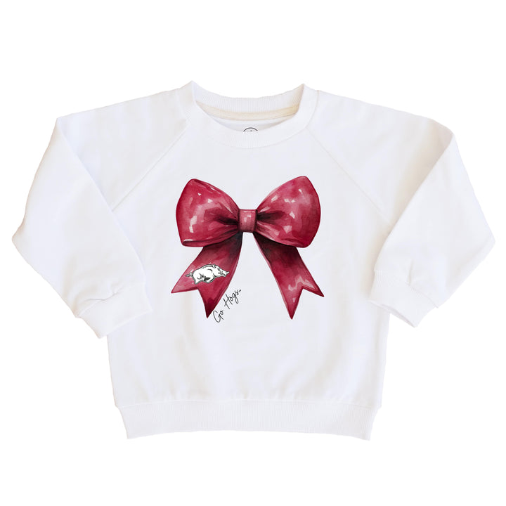 University of Arkansas | Football & Bows Kids Graphic Sweatshirts