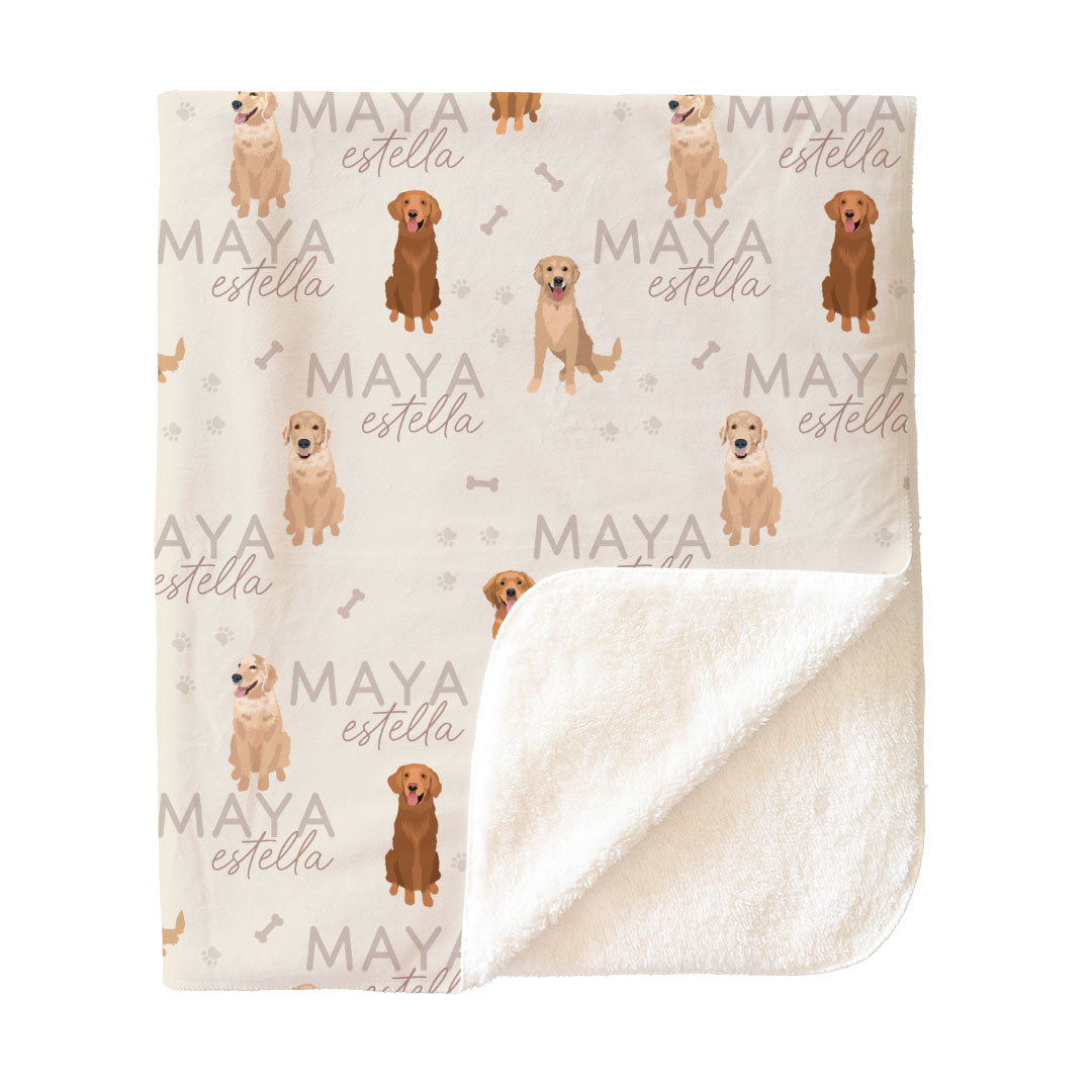 Personalized Kids Blankets | Dog Breeds