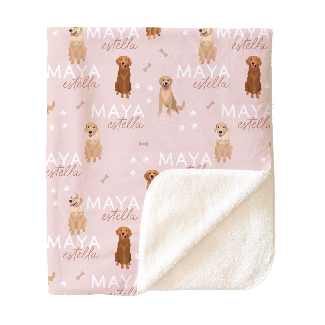 Personalized Kids Blankets | Dog Breeds