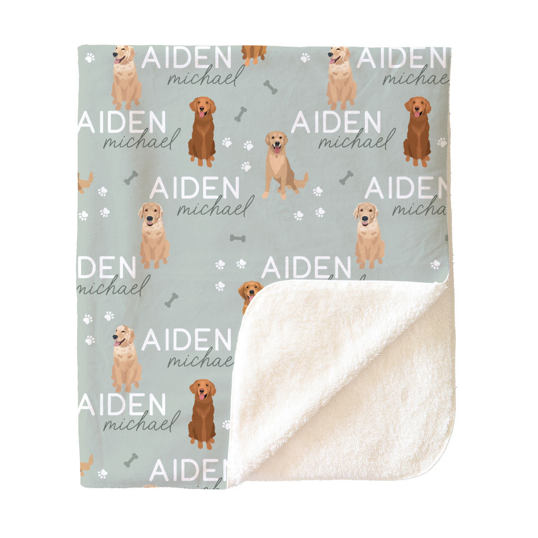 Personalized Kids Blankets | Dog Breeds