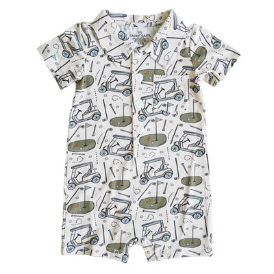 Tee Time Button Romper