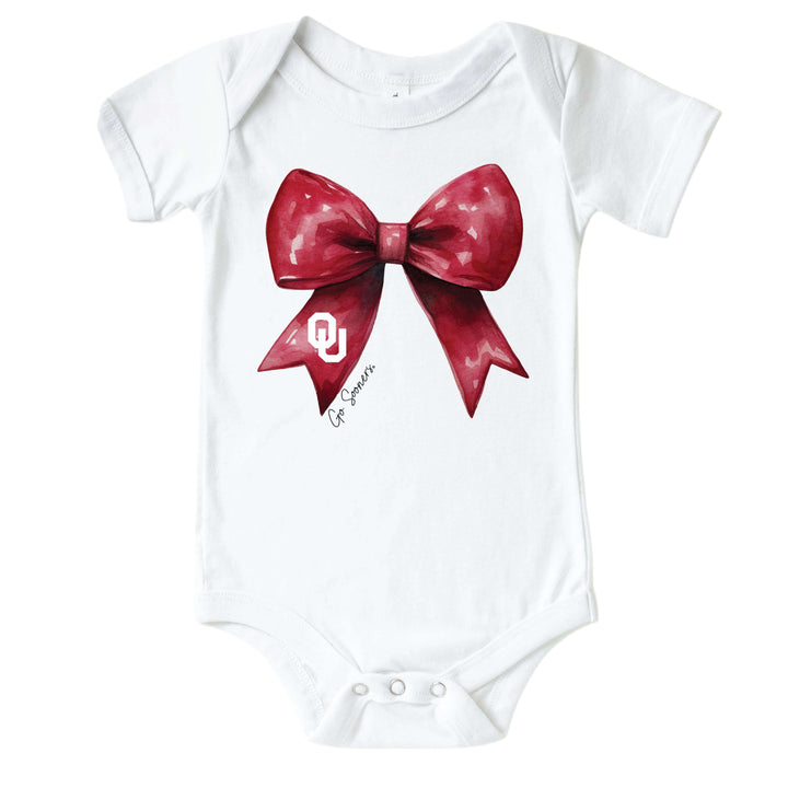 University of Oklahoma | Footballs & Bows Graphic Bodysuit