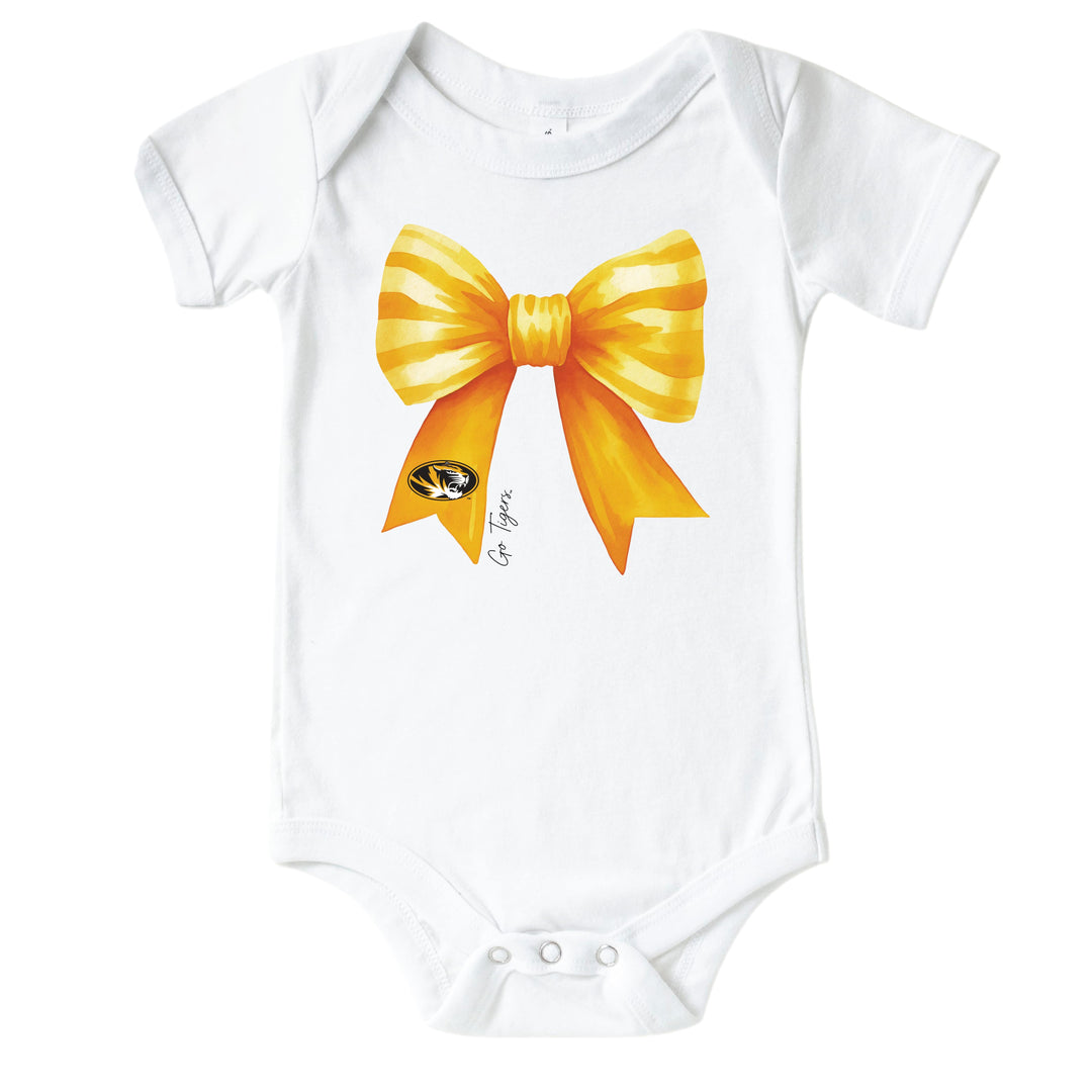 University of Missouri | Footballs & Bows Graphic Bodysuit