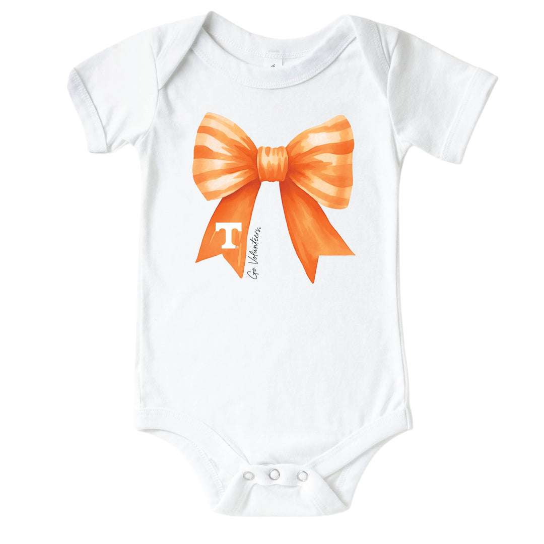 University of Tennessee | Footballs & Bows Graphic Bodysuit