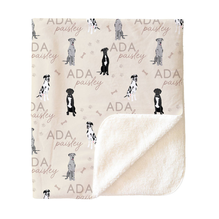 Personalized Kids Blankets | Dog Breeds