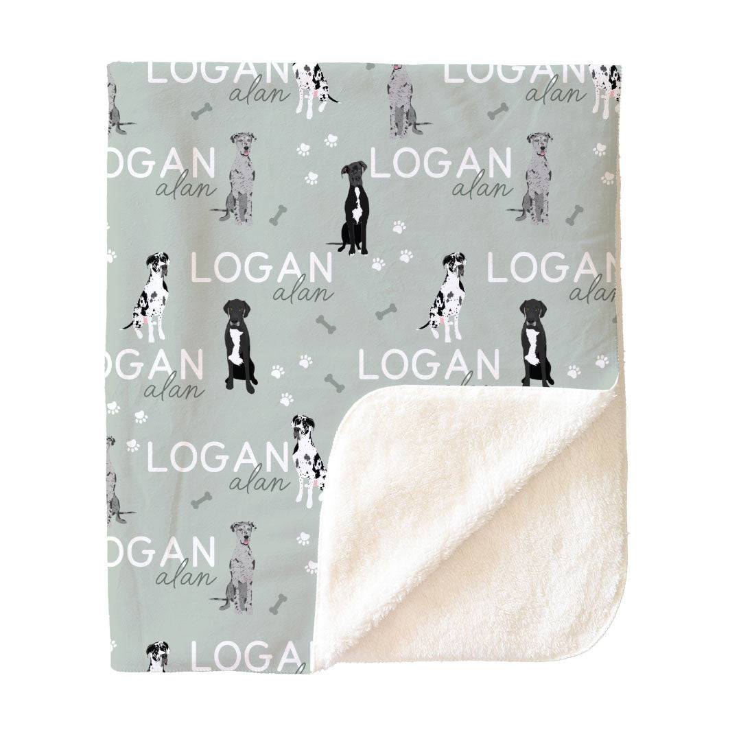 Personalized Kids Blankets | Dog Breeds