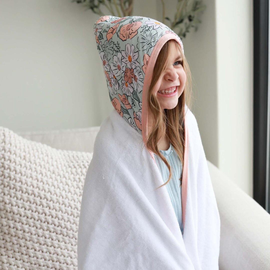 Kids Bamboo Hooded Towels