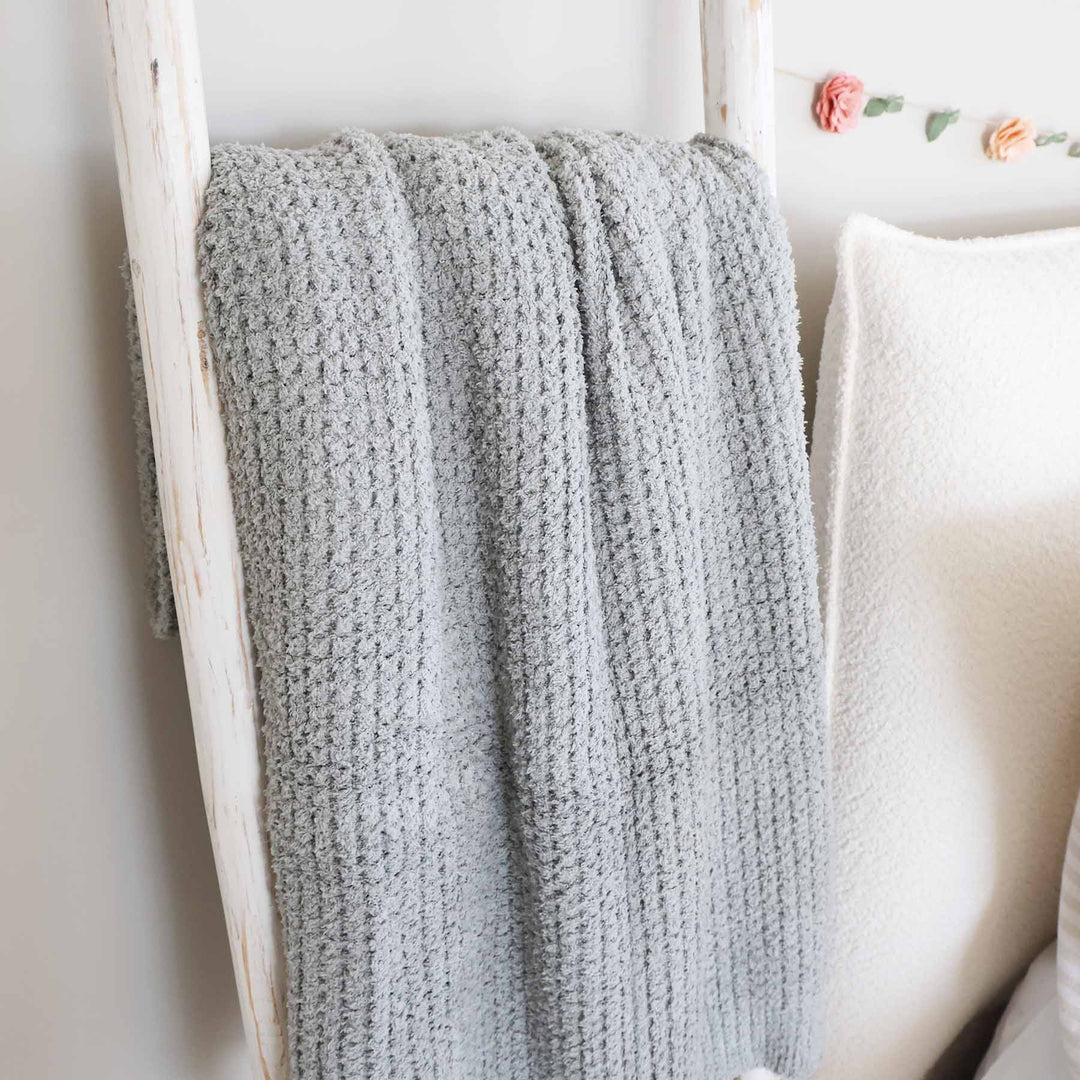 CuddleLane™ Luxe Waffle Blankets | Solids
