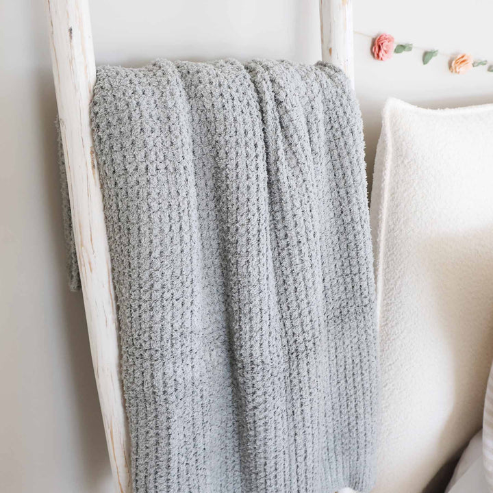 CuddleLane™ Luxe Waffle Blankets | Solids