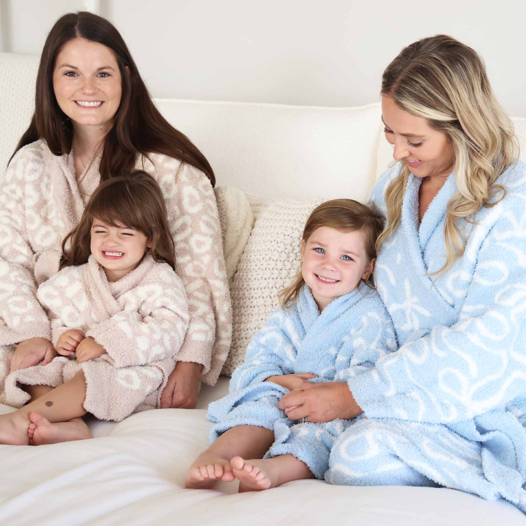 mommy and me matching plush robes