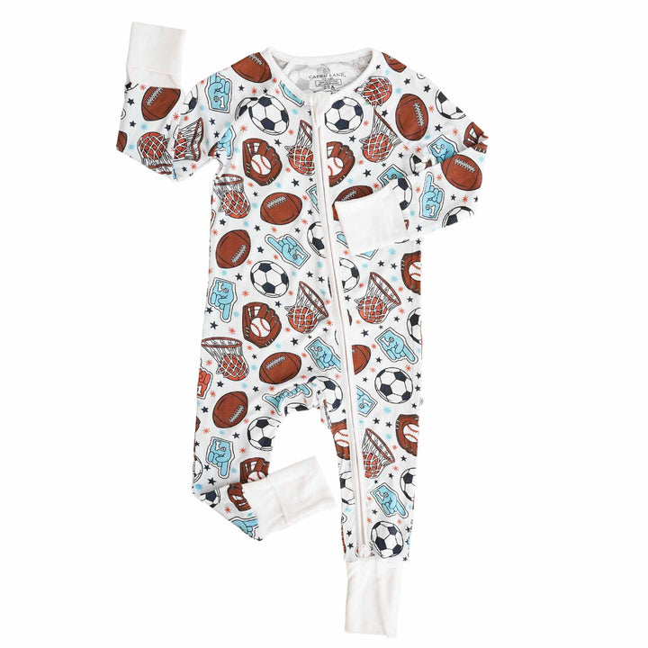 Convertible Zip Rompers for Boys*