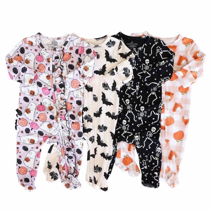 Fall Holiday Zipper Footies*