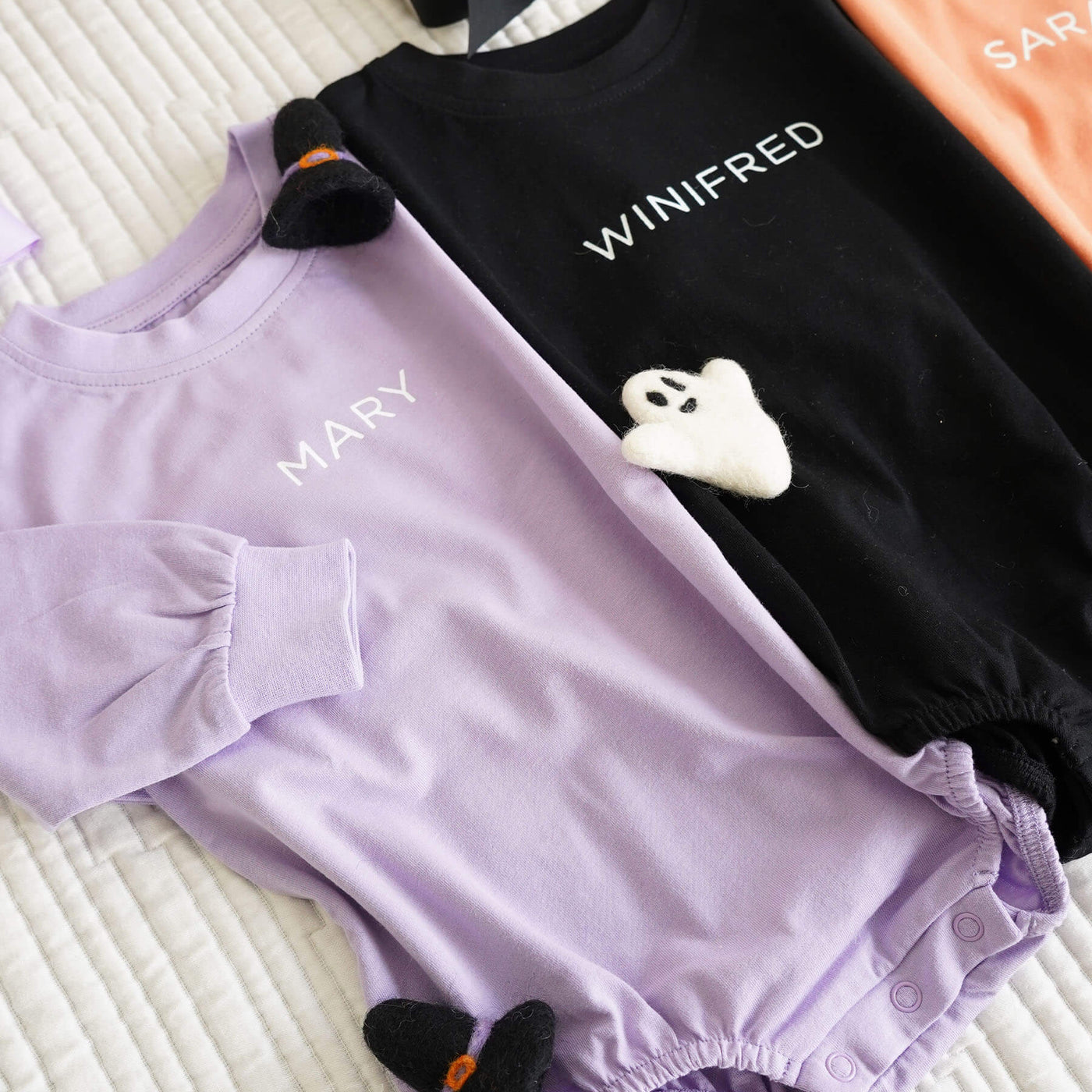 halloween bubble rompers personalized 