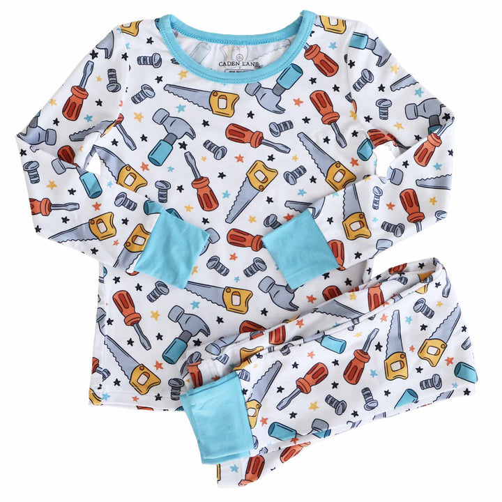 hammer time two piece pajama set for kids 