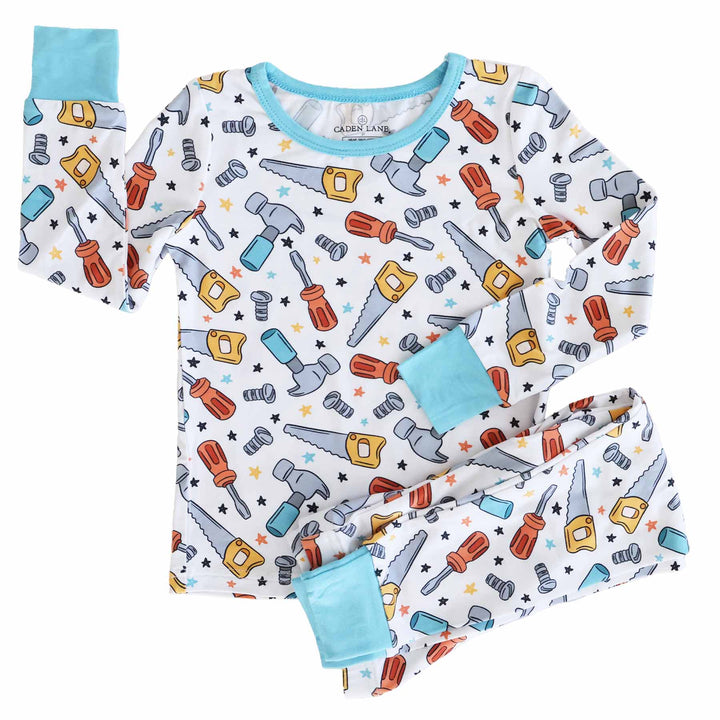 hammer time two piece pajama set for kids