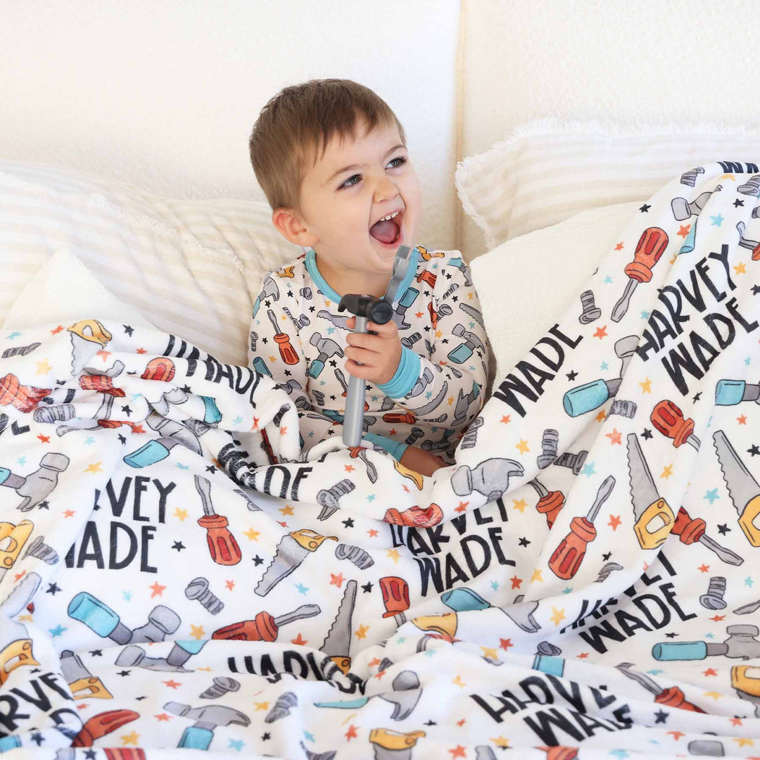 Personalized Themed Blankets for Boys