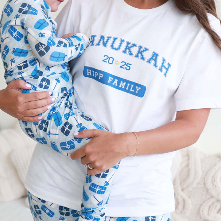 hanukkah personalized graphic tees for adults