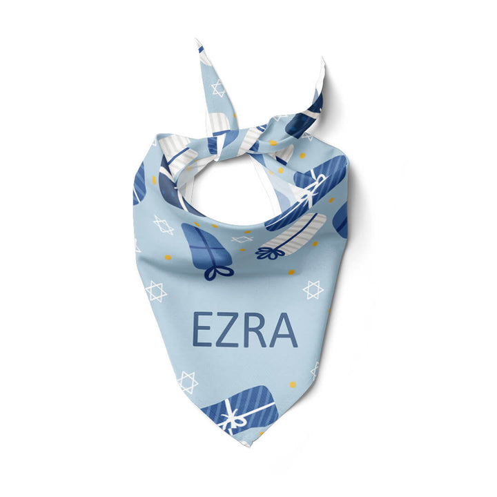 hanukkah personalized pet bandana 