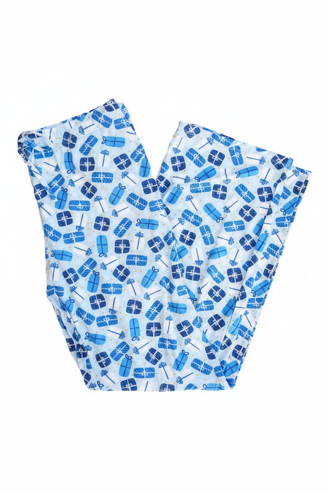 Caden Lane blue hanukkah lounge pants