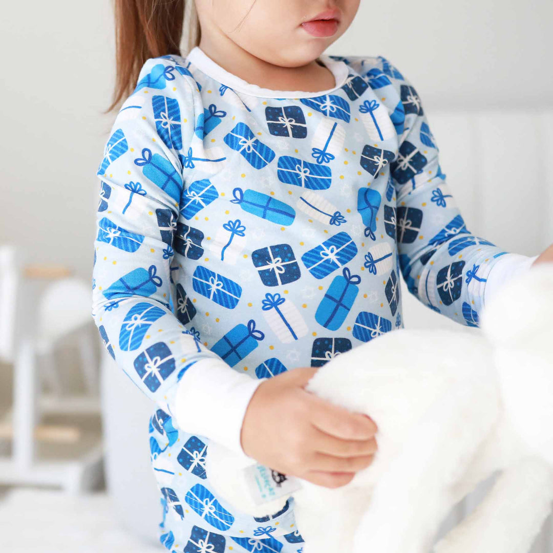 Happy Challahdays Two Piece Pajama Set